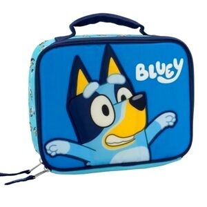 Moose Bluey Kids Lunch Box Lunch Bag Blue
